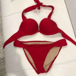 Victoria’s Secret Red bombshell bikini